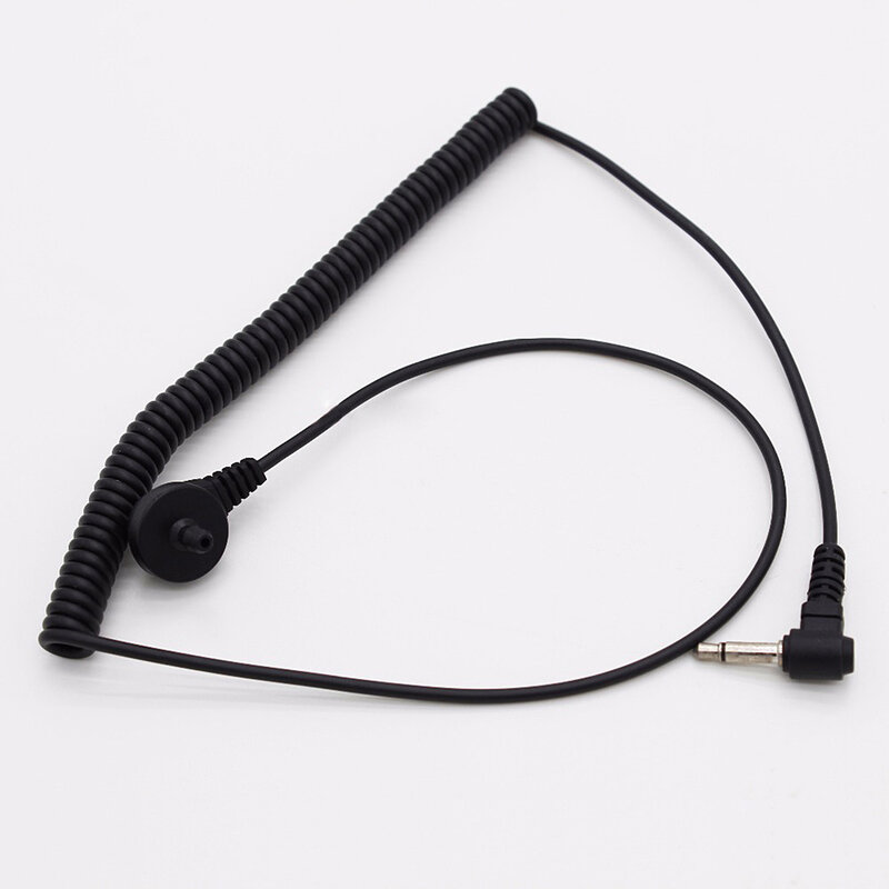 Receive Earpiece 3.5mm Stretchy Flexible External Headset Portable Professional Wearable Replacement Microphone Accessory