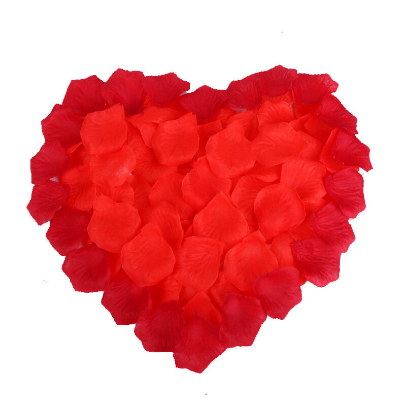 120 шт. искусственные лепестки роз, искусственные цветы, шелковые лепестки на День святого Валентина, свадьбу, цветок, украшение для стола на годовщину