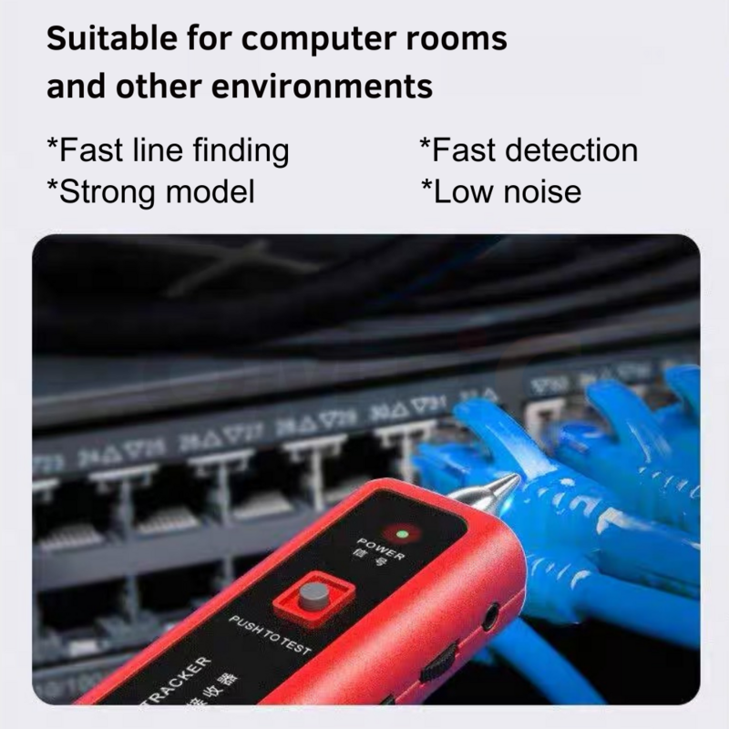 OMTiG Ethernet LAN Network Cable Tester RJ11 RJ45 Cat5 Cat6 Telephone Wire Tracker Tracer Toner Detector Line Finder