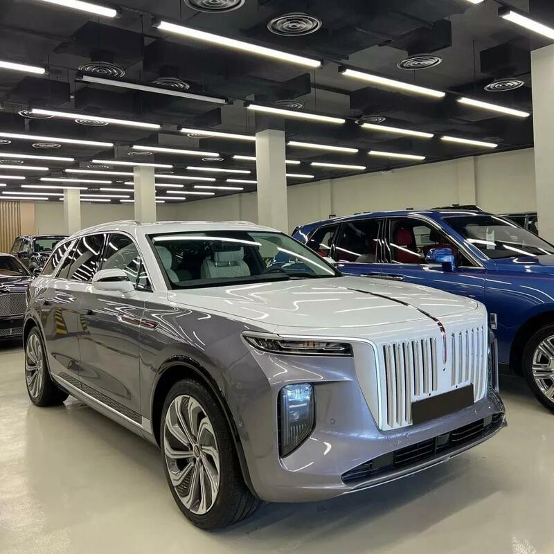 Luxo SUV 4 Assentos qi HongE-Hs9 Carro Elétrico, China New Energy Vehicle, Carro novo e usado para venda, Venda quente, 2022