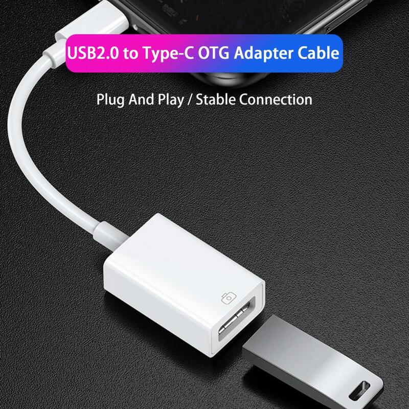Convenient OTG Adapter Cable Fast Transfer Widely Compatible Phone Converter