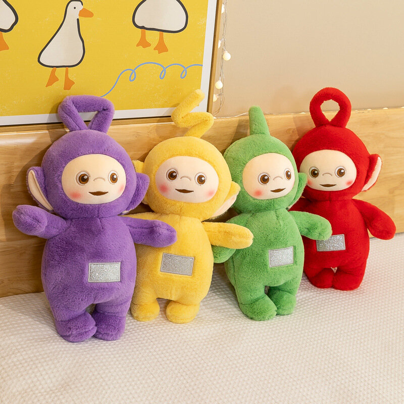 Anime Cartoon Teletubbies peluche bambola moda Anime Teletubbies bambola giocattolo lenitivo per bambini collezione cuscino regalo per gli amici