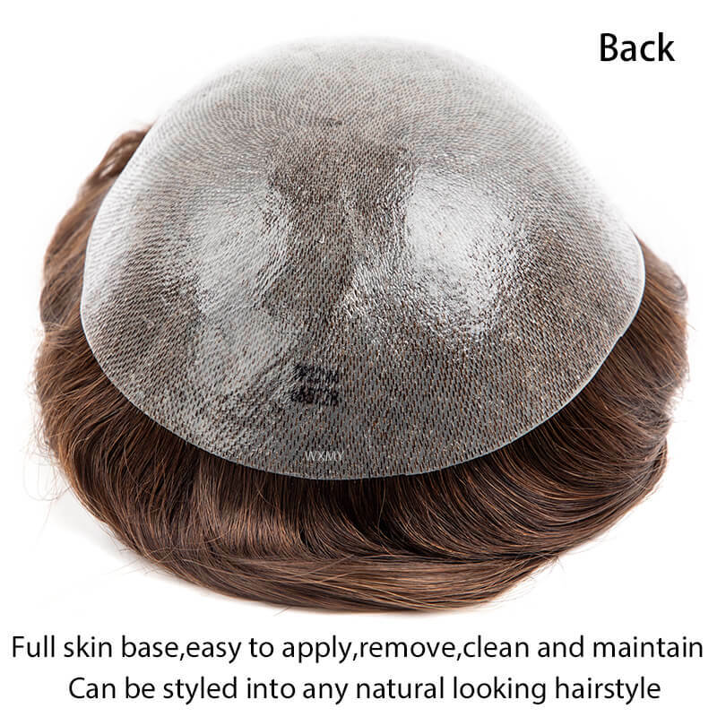 Durable Knotted Skin Base Hair Toppers For Women Long Straight Women Topper 100% Chinese Culticle Remy Human Hair Wigs Hairpiece