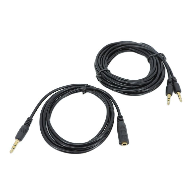 Cable de extensión para auriculares q1, conector de Audio de 3 polos macho a macho hembra, 10m, 20m, 3,5mm