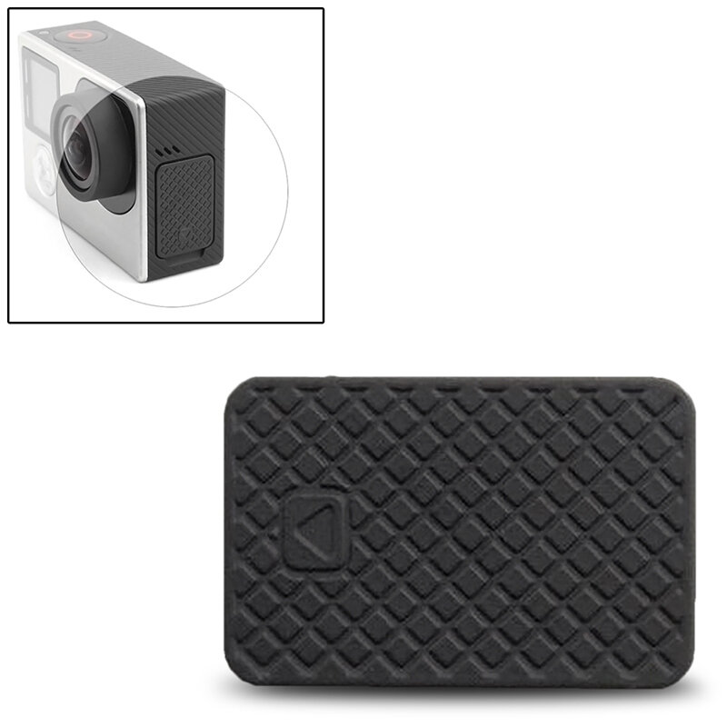 Cubierta de puerta lateral Mini USB de repuesto para GoPro Hero 4 3 + 3, accesorios de cámara de acción, cubierta lateral desnuda, reemplazo