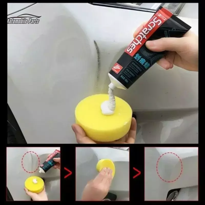 Środek do naprawy zarysowań na samochodzie lakier samochodowy naprawy usuwania zarysowania materiały samochodowe polerowanie wosku zarysowania farba woskowa konserwacji