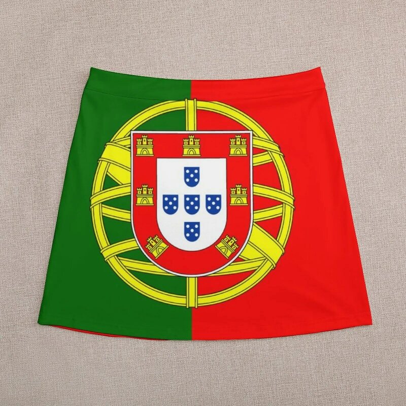 Flaga portugalskiej Mini spódniczki spódnica trzy czwarte dla kobiet odzież damska lato 2023 spódnica damska letnie stroje dla kobiet 2023