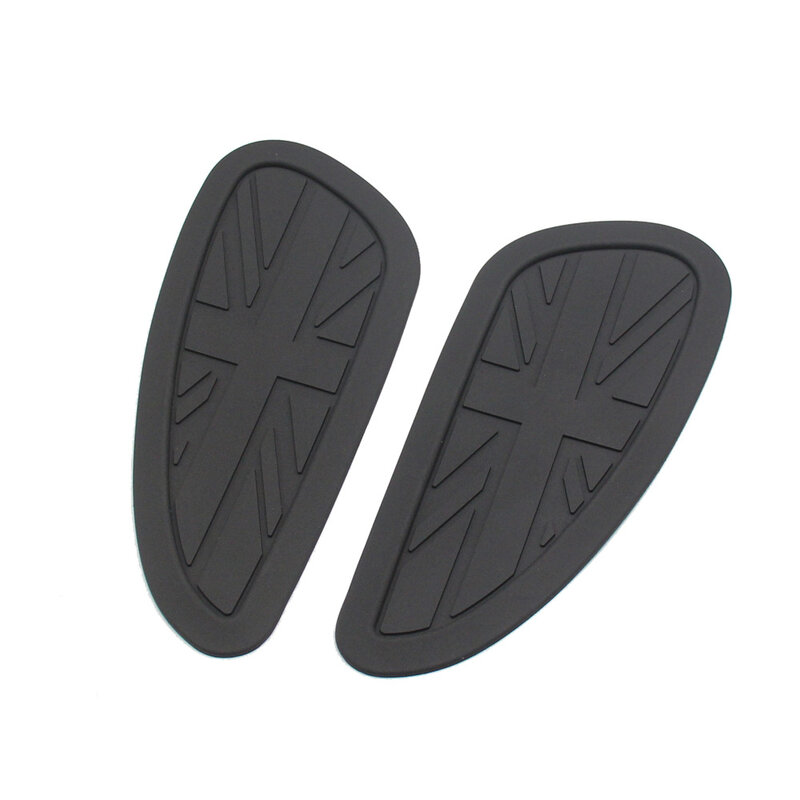 1 Pair Motorcycle Fuel Tank Knee Pad Anti-skid Stickers Rubber Pad Compatible For T100/t120 Bobber1200