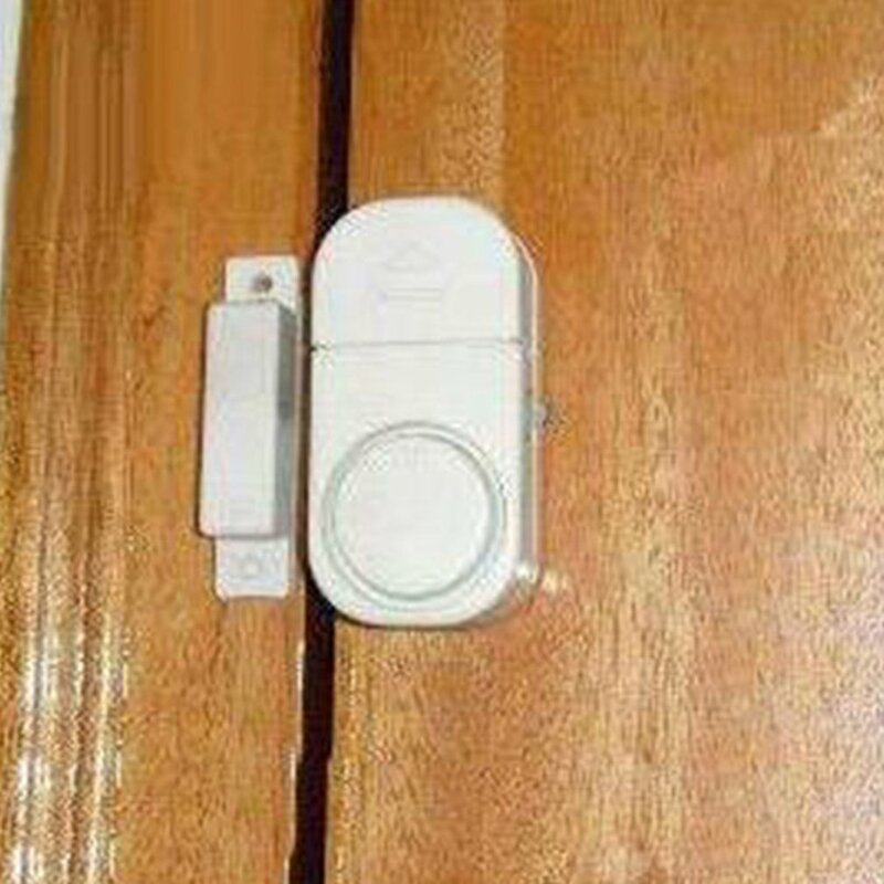 Sistem Alarm keamanan rumah, sensor magnetik terpisah tanpa kabel, Alarm pencuri masuk jendela pintu rumah