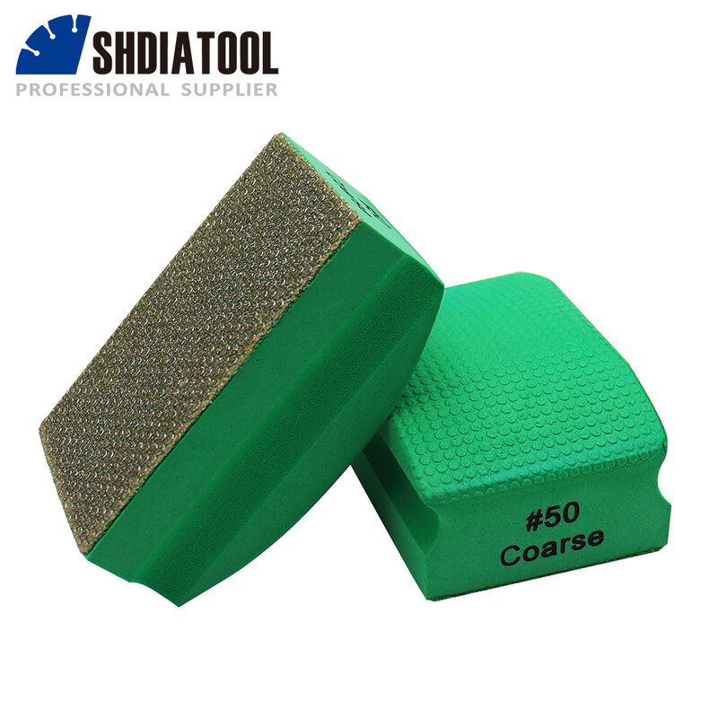 Шлифовальные диски shdiатоol, Grit50-800, алмазные, ручные, 90 х55 мм, для бетона, гранита, мрамора, 1 шт.
