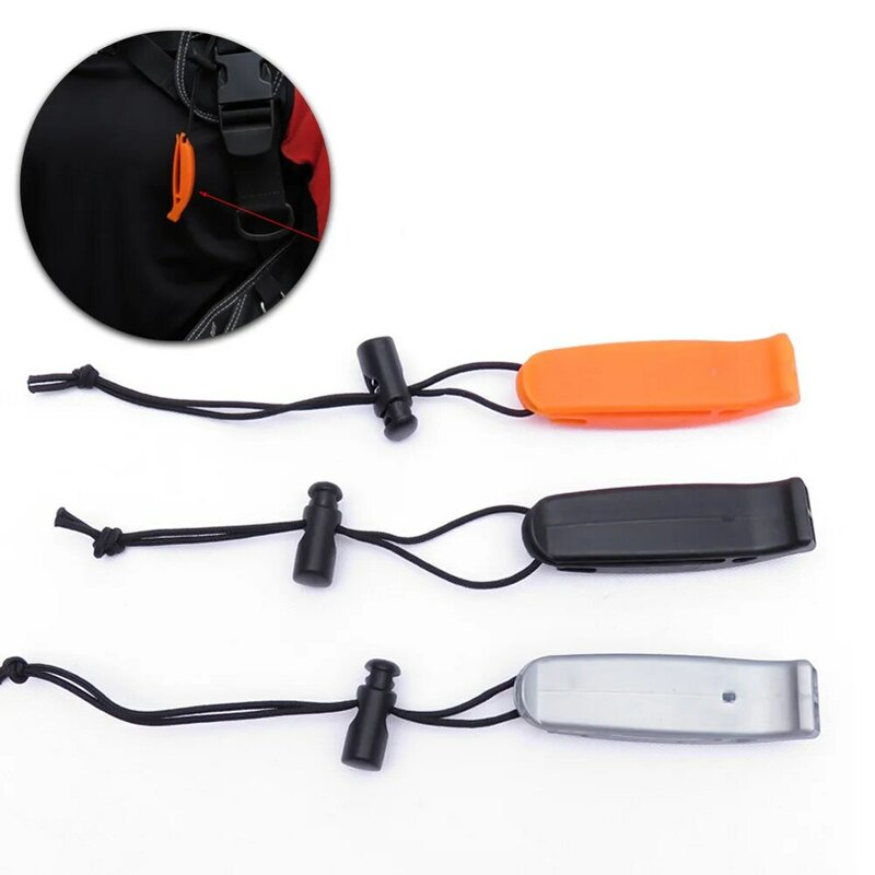 1PCS Outdoor Survival Whistle Orange,Black,Gray PP 71*20*15mm Camping Hiking Lifeboat Diving Rescue Whistle 2023 NEW