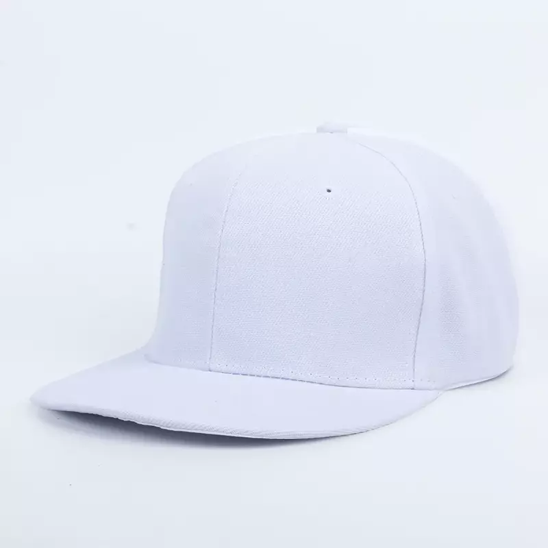 หมวกเบสบอลฮิปฮอปสำหรับผู้ใหญ่ Topi SnapBack Polos อะคริลิคสำหรับผู้ชายและผู้หญิงหมวกปีกแบนเบสบอลสันทนาการกลางแจ้ง