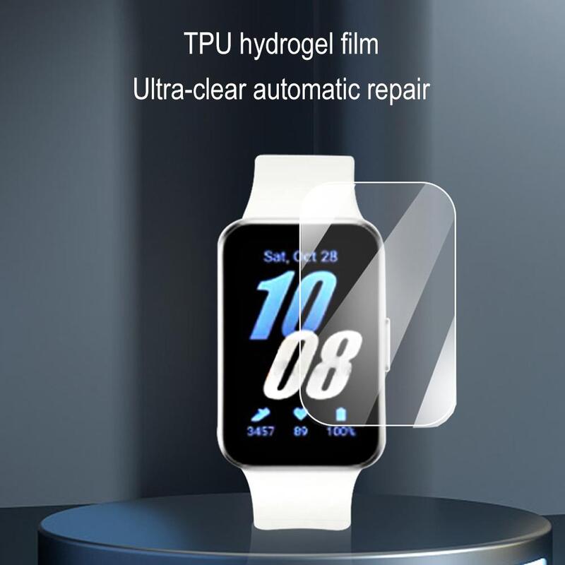 ฟิล์มป้องกันผิวเรียบ TPU ป้องกันรอยขีดข่วนสำหรับนาฬิกา Fit3 Samsung มีความชัดเจนมากป้องกันการตกตก