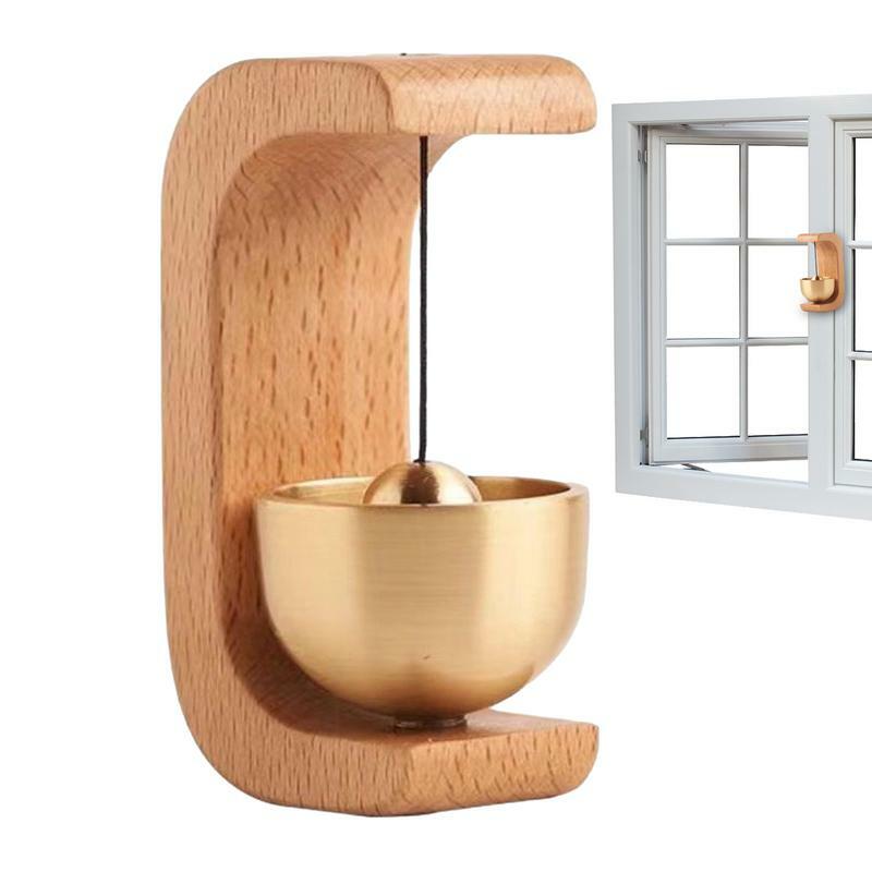 Holztür glocke dekorative laute Holztür Glockenspiel Innen verzierung für Kühlschrank Eisentüren kleine Türklingel für Home Store