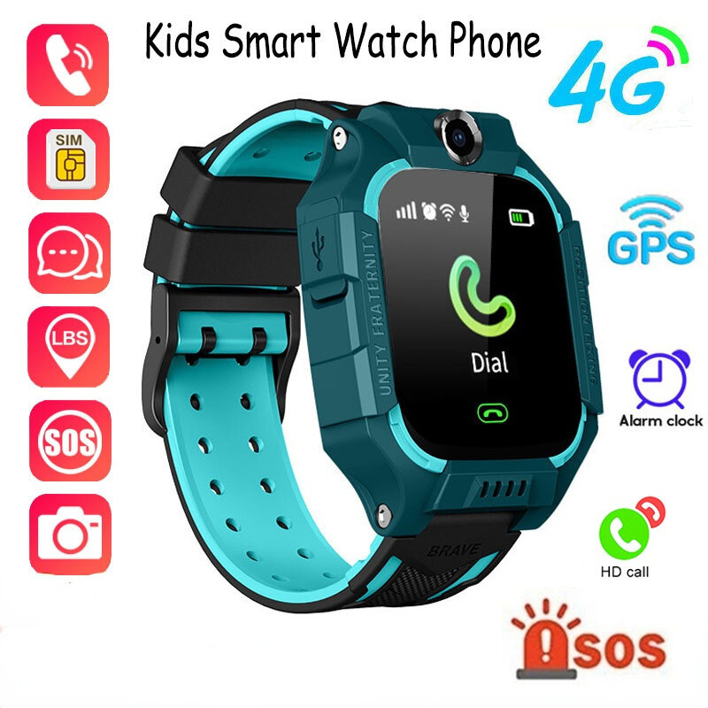 Smart Uhr Student Kinder GPS HD Anruf Stimme Nachricht Wasserdichte Hohe-qualität Smartwatch für Kinder Fernbedienung Foto Uhr