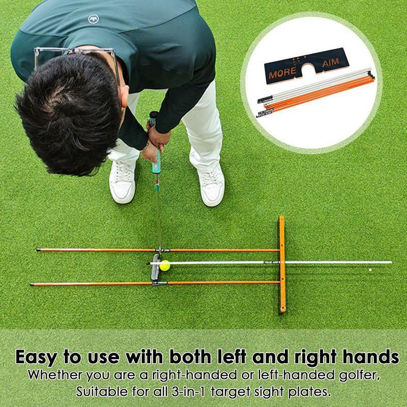 Golf Swing Trainer Target Dashboard With 8 Alignment Poles 3 In 1 Golf Putting/ Chip Practice Target Goal Swing Alignment Aiming