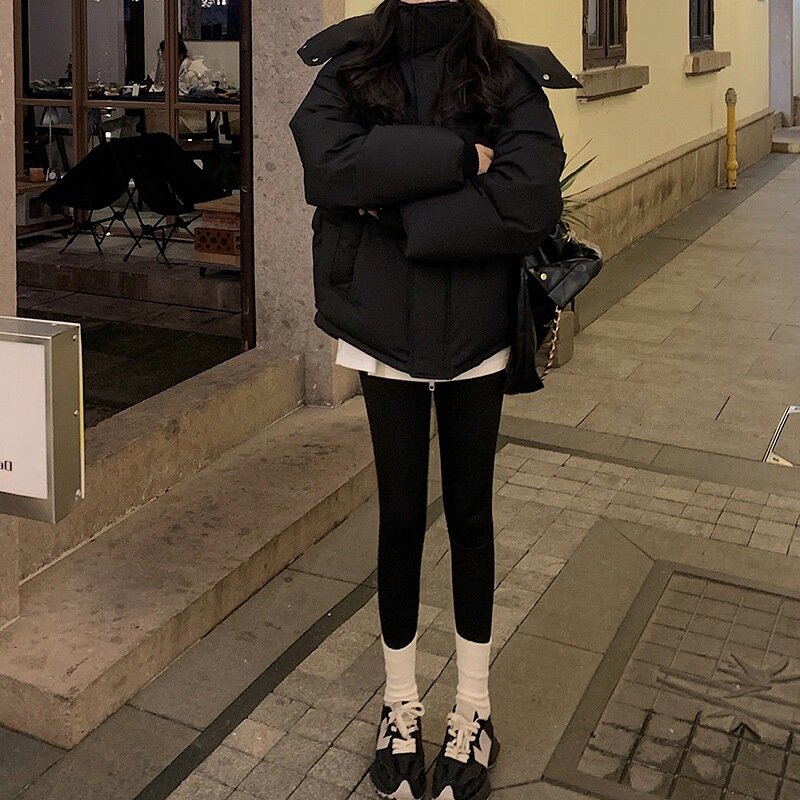 GUHP 2022ผู้หญิงฤดูหนาวสไตล์เกาหลีของผู้หญิงสีขาวเป็ดเสื้อขนเป็ด