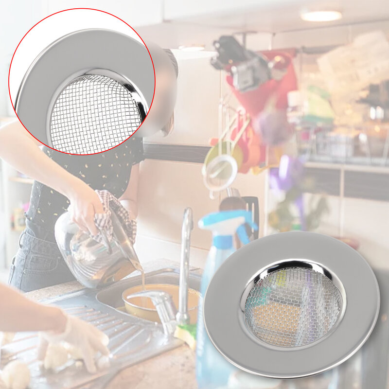 Tappo di scarico multifunzionale in acciaio inossidabile per scolapiatti da cucina scolapiatti per scorie alimentari per accessori da bagno da cucina