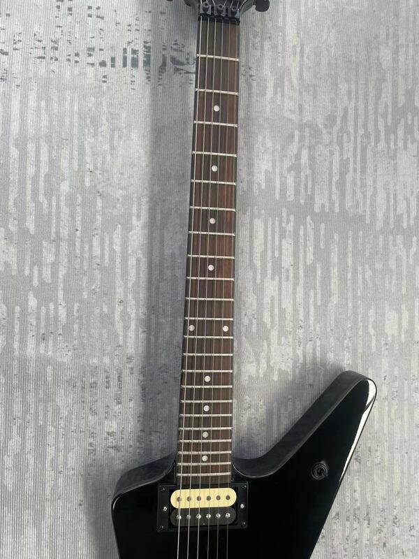 Washburn gib $ auf Logo-Gitarre, 2024new schwarz, passive Pickups, hergestellt in China, Mahagoni-Körper., Free shipping