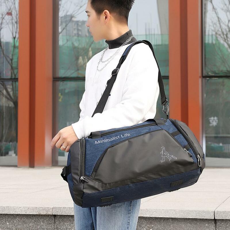 Gym Bag Sports Bag Yoga Bag High Capacity Portable Strong Load Bearing Multi-pocket Homens Mulheres Gym Tote Bag Fitness Handbag