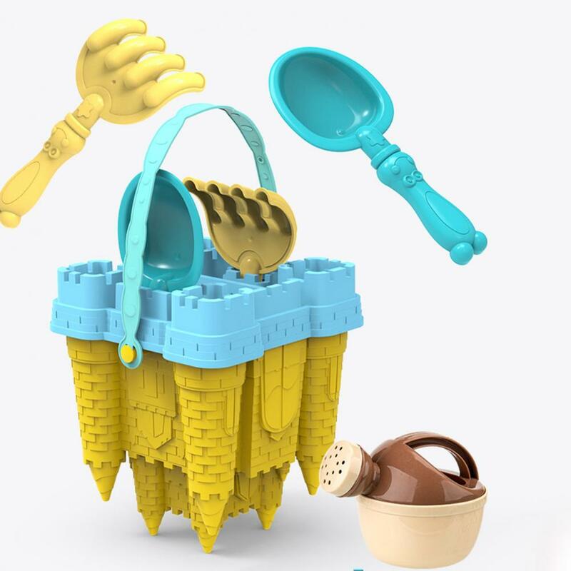 1 set Children Multipurpose Fun Outdoor Sand Beach Toys With Shovel Castle Beach Toy Set for Children Summer Beach Gift