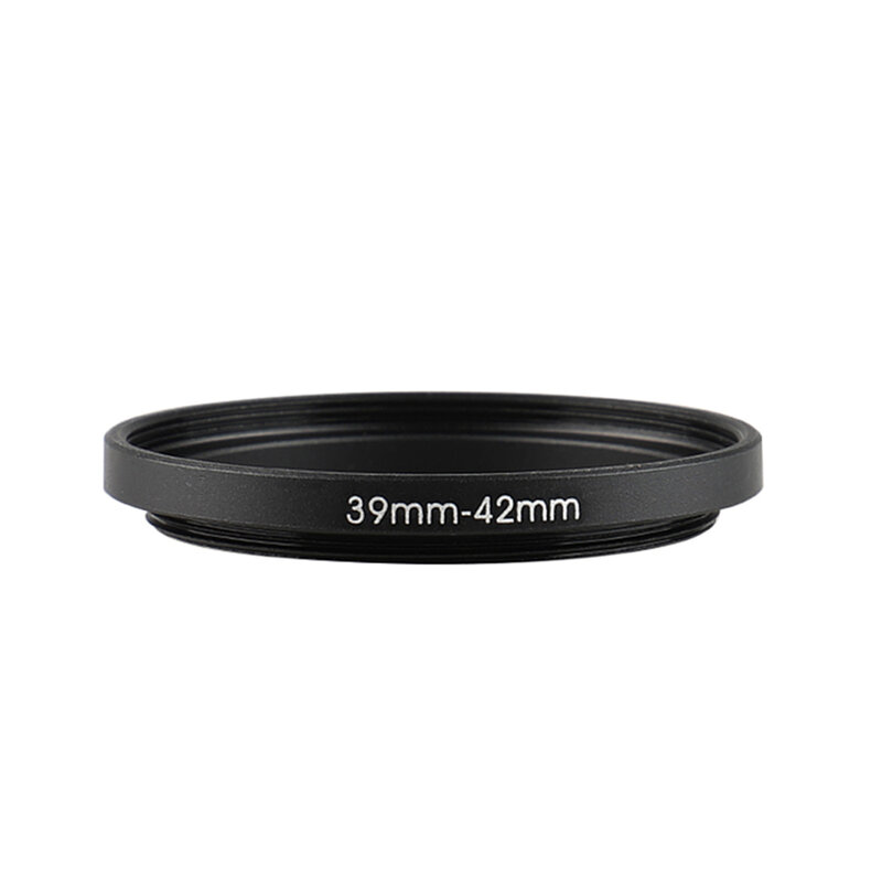 Aluminium schwarz Step Up Filter ring 39mm-42mm 39-42mm 39 bis 42 Filter adapter Objektiv adapter für Canon Nikon Sony DSLR Kamera objektiv