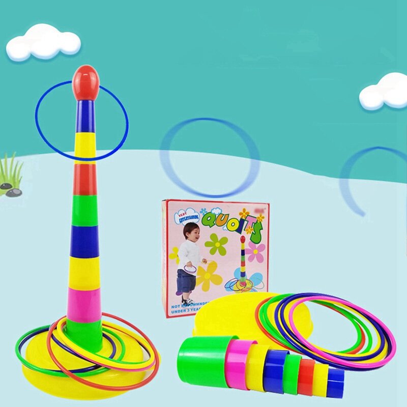 Kinderen Speelgoed Gooien Spelletjes Ring Outdoor Sportspellen Plastic Worp Ringen Ouder-Kind Interactieve Cirkel Lagen Vroeg Speelgoed