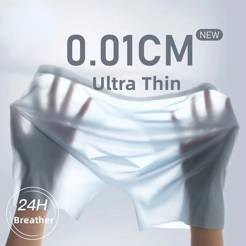 Ice InjMen-Slip boxer sans couture pour homme, sous-vêtement sexy, slip respirant ultra fin, 1 pièce