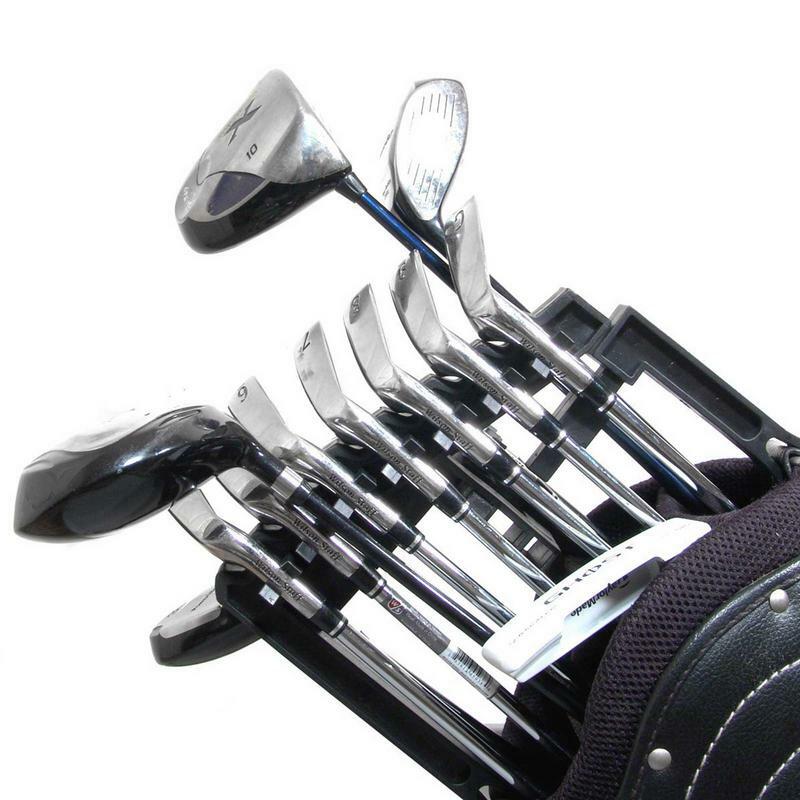 Pemegang besi Golf untuk tas Golf 9 Iron Club organizer pemegang Stacker tas Golf aksesoris perlengkapan cocok dengan ukuran apa saja tas Golf