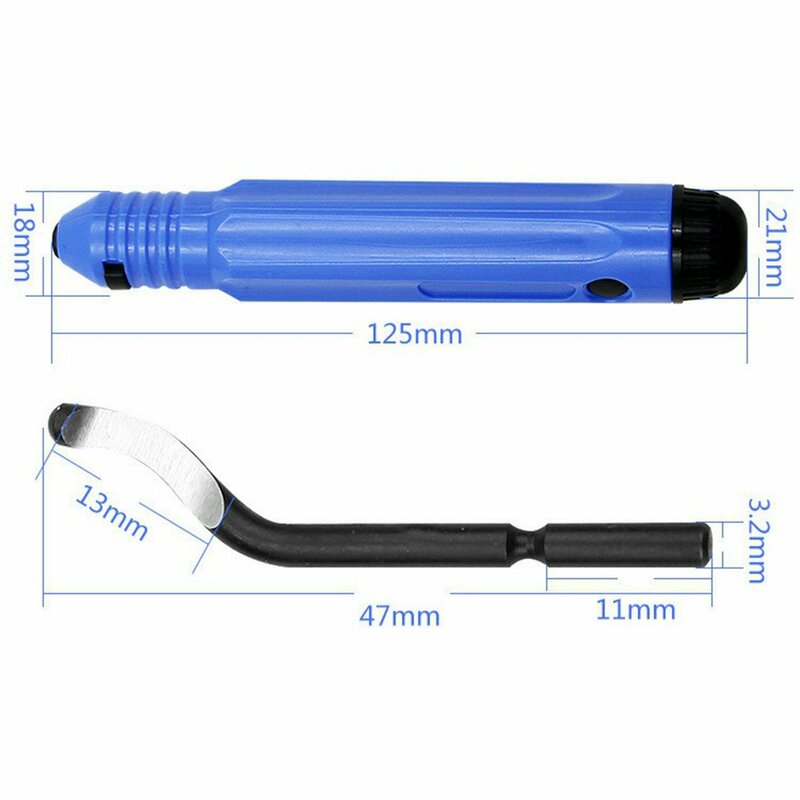 Trimming Knife Scraper Edge Deburring Head Cutters Set Burr Remover Hand Tool For Wood Plastic for PVC Pipes Resin Art Tools