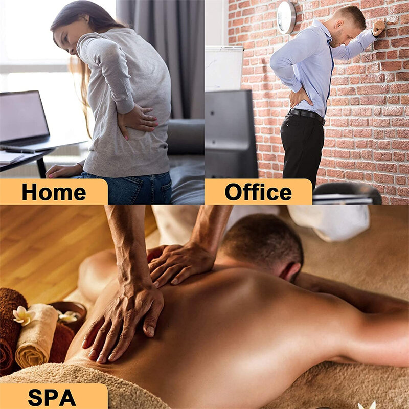 Herramientas de masaje de terapia de madera, automasajeador de punto de gatillo, alivio del dolor muscular de cuerpo completo, herramienta de masaje de espalda para el hogar para alivio muscular