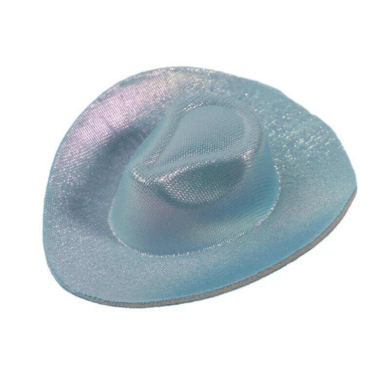 Lovely Mini Cowboy Hat Festival Party Decorations LaserColor Western Cowgirl Cap Dropship