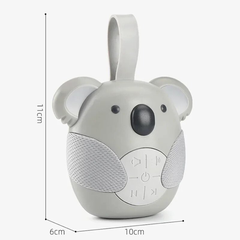 Portable Toddler White Noise Machine Koala Sleep Sound Machine Newborn Sleeping Soothing Music Player Baby Stroller