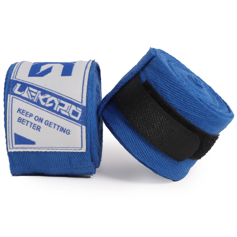 Lekaro-faixa de algodão stretch para boxer, bandagem de pulso para sanda, muay thai, boxer, treinamento de luta, relógio esportivo, 2 rolos, 4m