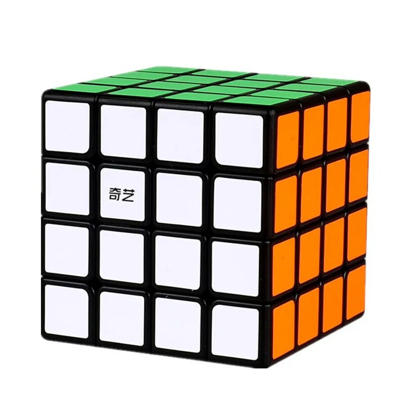 QIYI 스피드 매직 큐브, 3x3x3, 4x4x4, 5x5x5 퍼즐, 블랙 스티커, 어린이 교육 학습 큐브, 어린이 장난감