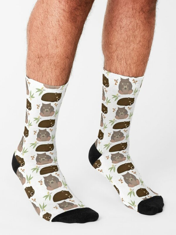 Sleepy Wombats Socks sport socks kids socks new in's socks Designer Man Socks Women's