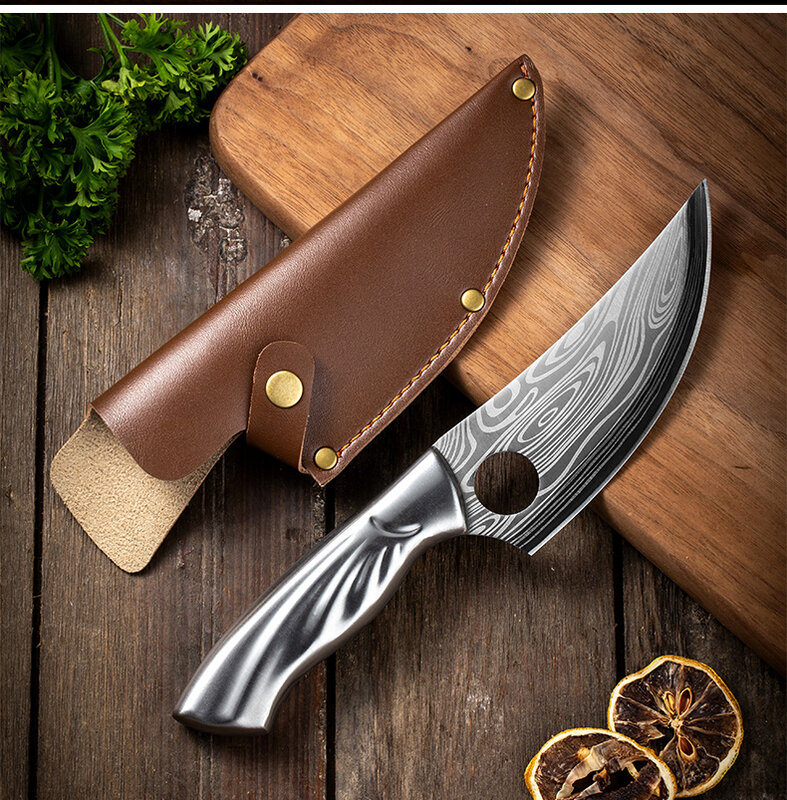 Coltello da cucina 5CR15 coltello da caccia coltelli da cucina giapponesi in acciaio inossidabile coltello da macellaio per utensili da cucina
