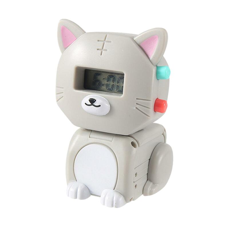 Uhr Spielzeug Haustier Verformung Spielzeug, leicht, Kinder Armbanduhr Digitaluhren für Geburtstags geschenk, Kinder