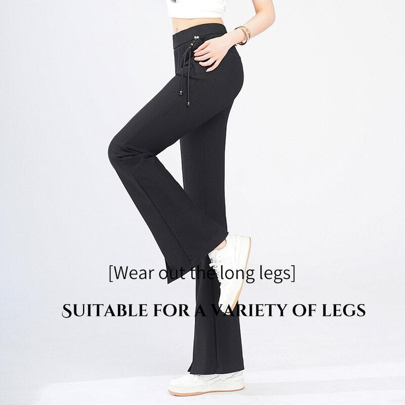 Dongdaemun กางเกงลำลองผู้หญิงเสื้อผ้าคุณภาพสูงสไตล์เกาหลี gratis ongkir เสื้อผ้าผู้หญิงหรูหรา