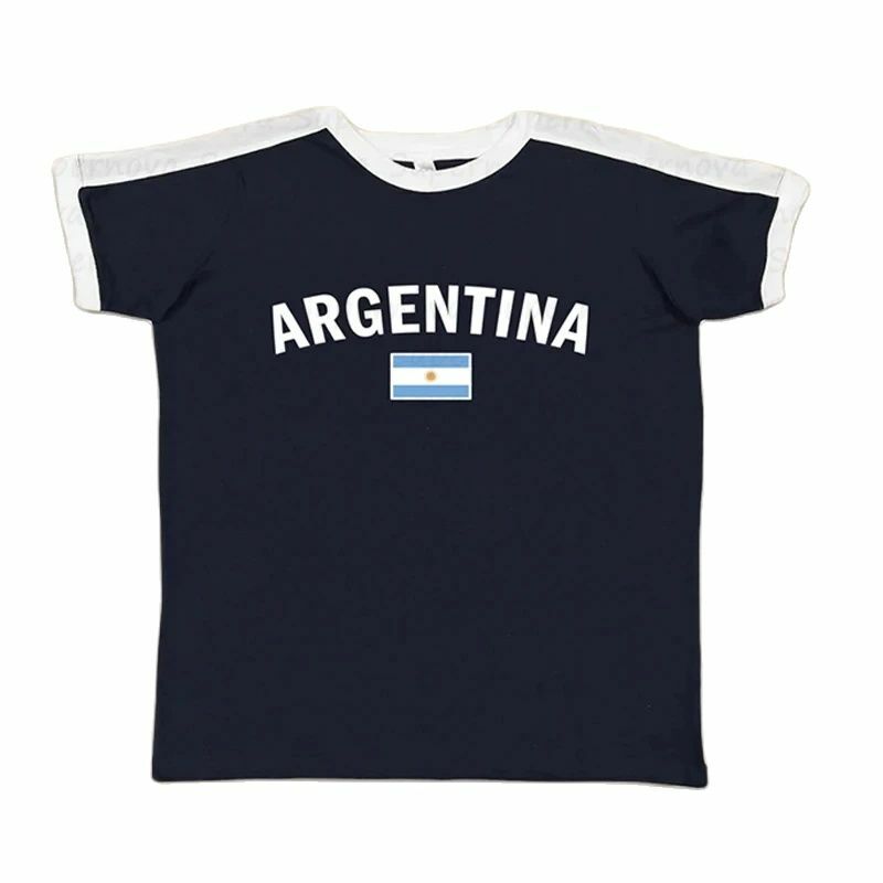 Camiseta de fútbol de El Salvador para bebé, Camiseta corta Y2K, camiseta de Brasil para bebé