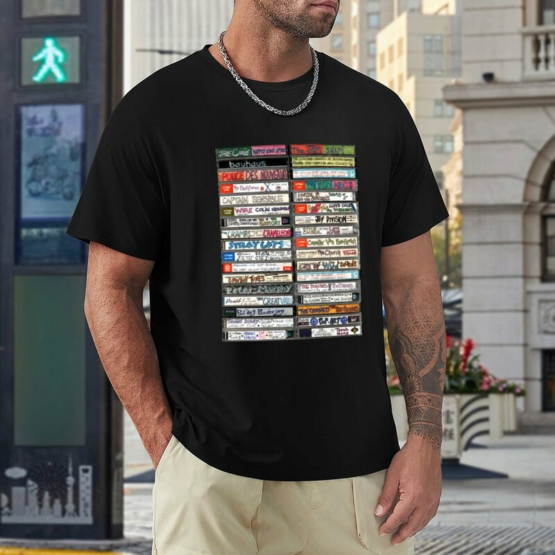 Мужская черная футболка с принтом животных, с принтом