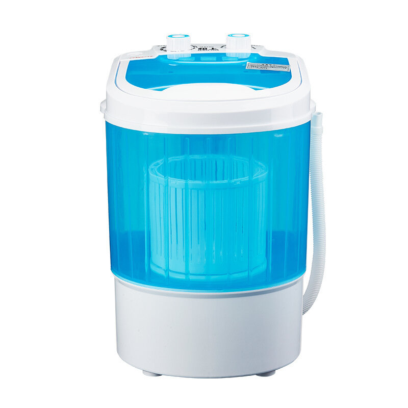 Mini lavadora semiautomática para el hogar, máquina de lavado de ropa interior pequeña de 110V, en un solo cubo