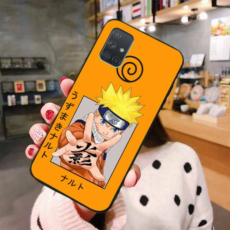Bandai Uzumaki Naruto Phone Case For Samsung Galaxy A03S A52 A13 A53 A73 A72 A12 A31 A81 A30 A32 A50 A80 A71 A51 5G