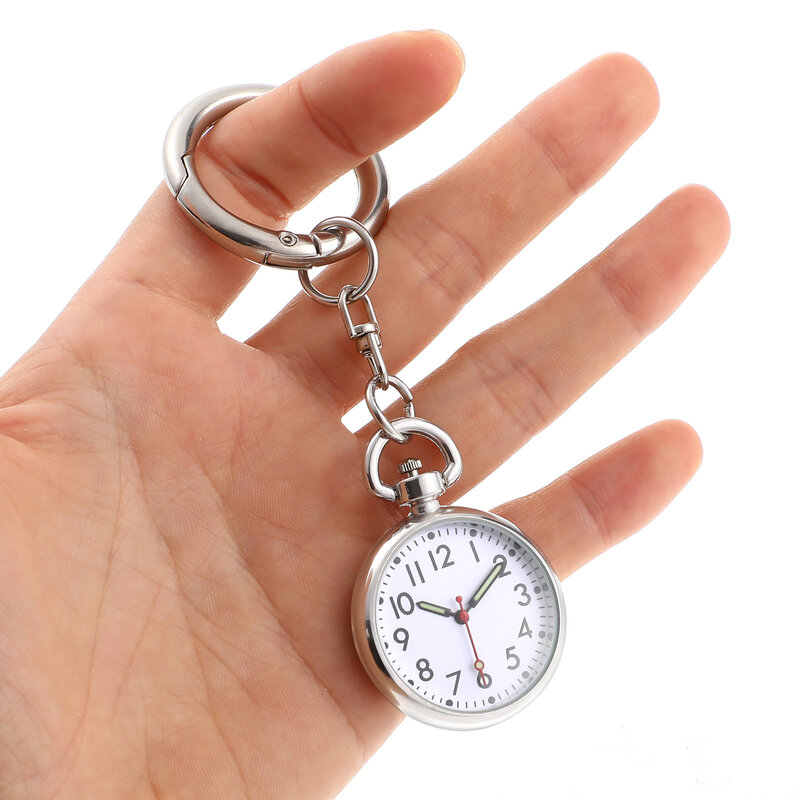Clip de reloj Digital para hombre, banda de mesa de bolsillo pequeño, forma de enfermera, estudiante, portátil, segundos