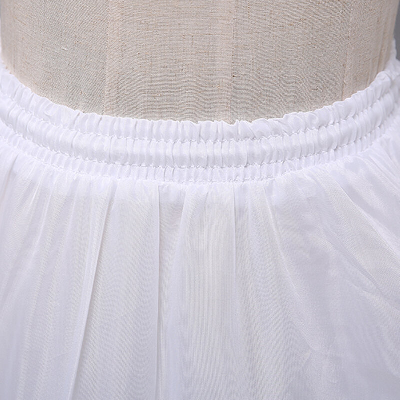 2024 baru rok dalam putih 3 hoop 1 Lapis gaun bola pengantin pakaian dalam gaun Formal Crinoline aksesoris pernikahan stok
