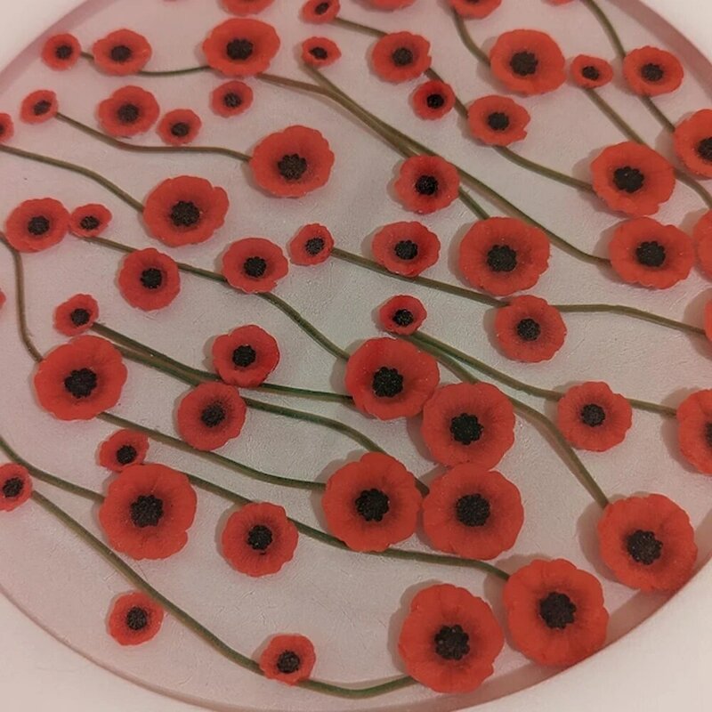 5/10 stücke Harz Mohn rote Blume Miniatur, Flatback Cabochons für DIY Handwerk Projekt Dekoration liefert