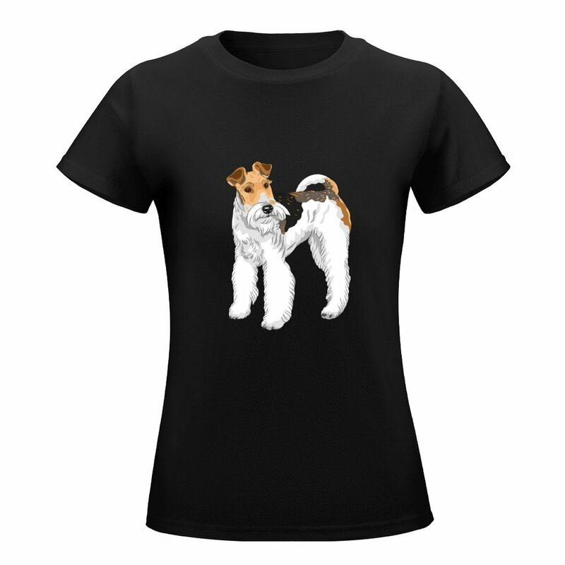 Die Fuchs Terrier T-Shirt Bluse Sommer Top Frauen Kleidung