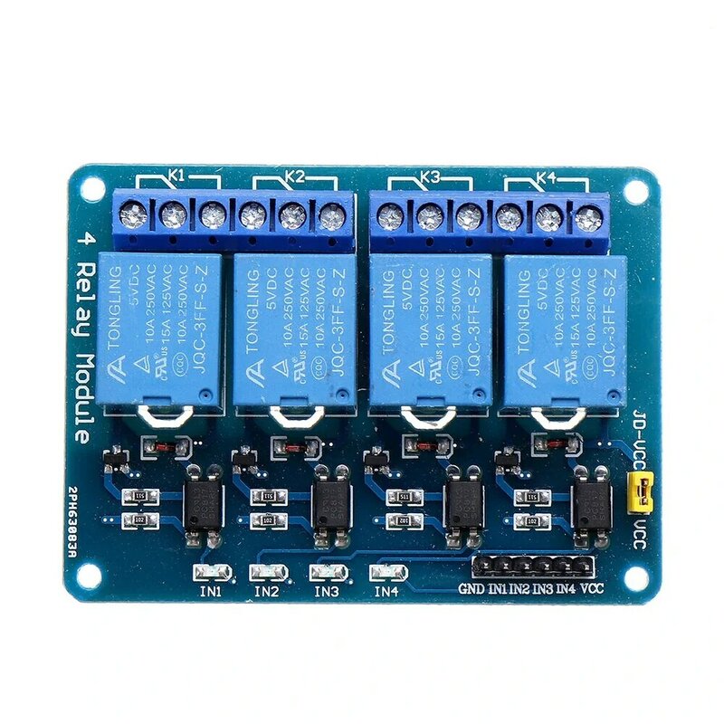 5V 4 Channel Relay Module For PIC ARM DSP AVR MSP430