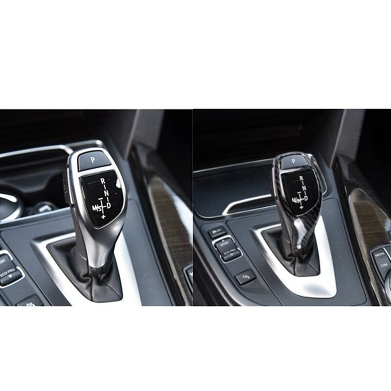 Модификация интерьера автомобиля, отделка из углеродного волокна для BMW F20 F21 F22 F23 F30 F34, сменная крышка рычага переключения