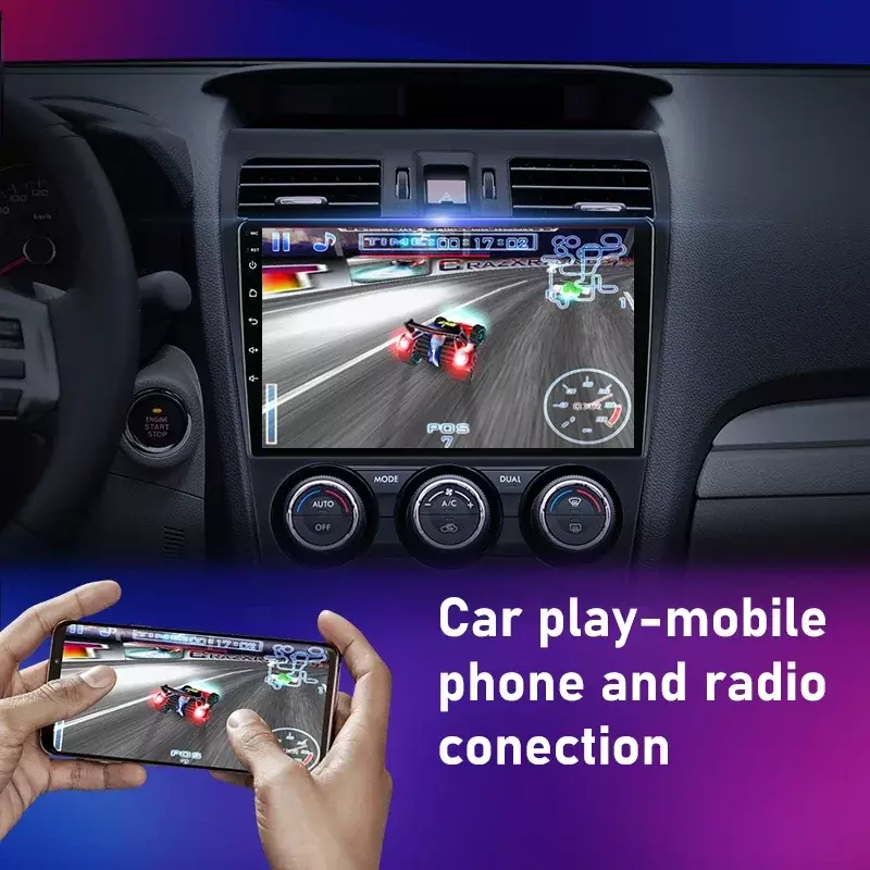 9" Android 12.0 Carplay Car Radio For Subaru Forester XV WRX 2012 - 2015 Multimedia Player 2Din Navigation GPS RDS DVD Head Unit